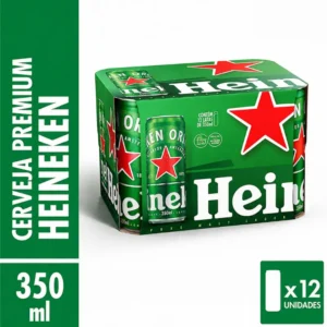 Cerveja Heineken 350ml - Pack Com 12 Unidades