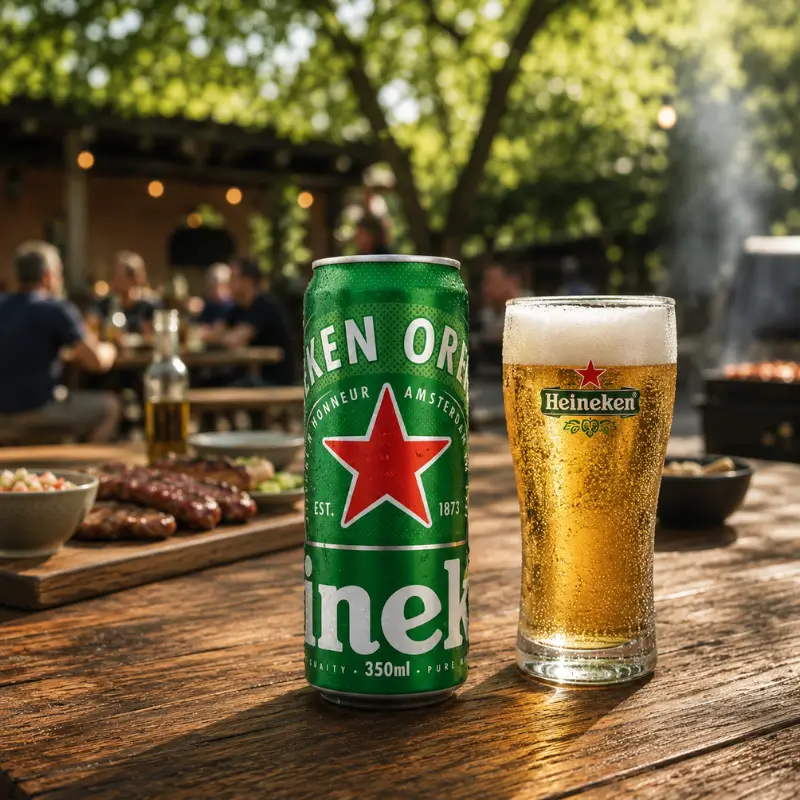 Cerveja Lager Puro Malte Heineken Lata 350ml